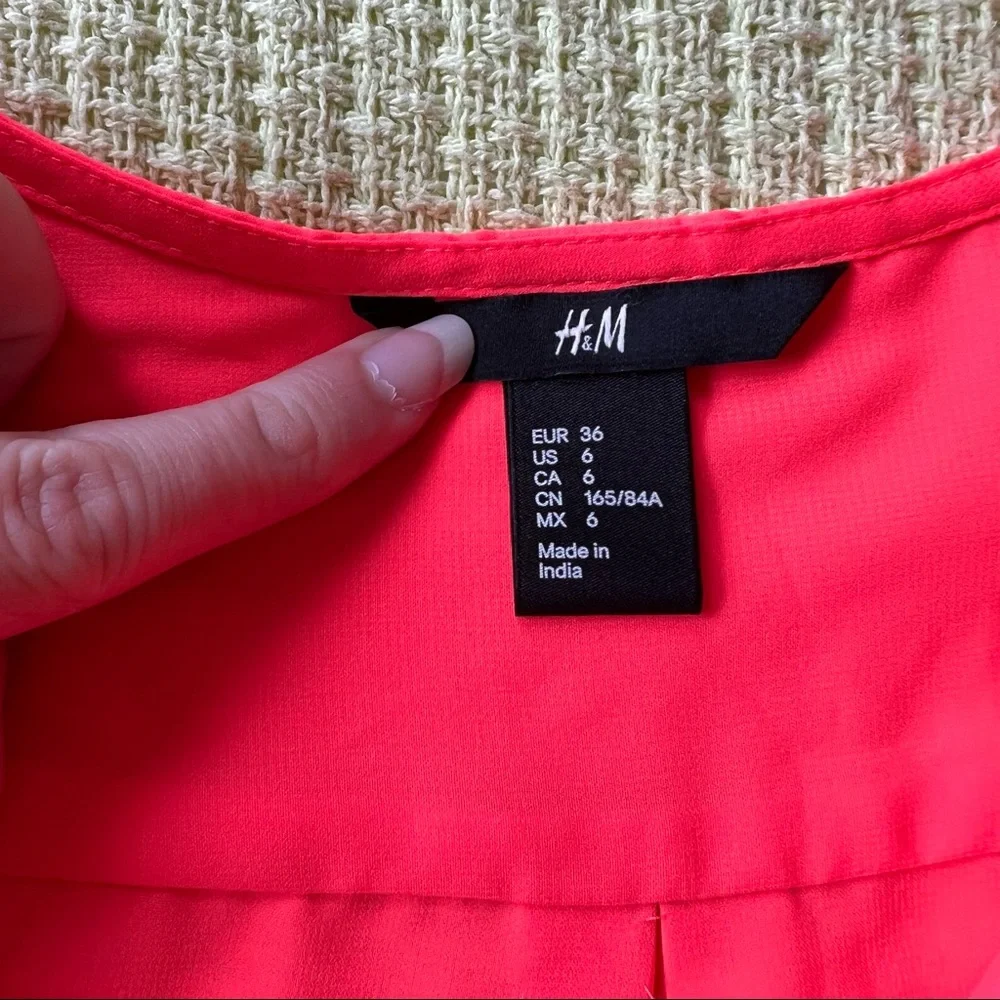 Neon orange top - Picture 3 of 6